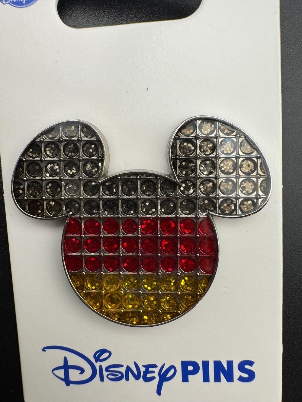 Disney parks Pin mickey mouse germany pavillion jeweled icon head crystal epcot